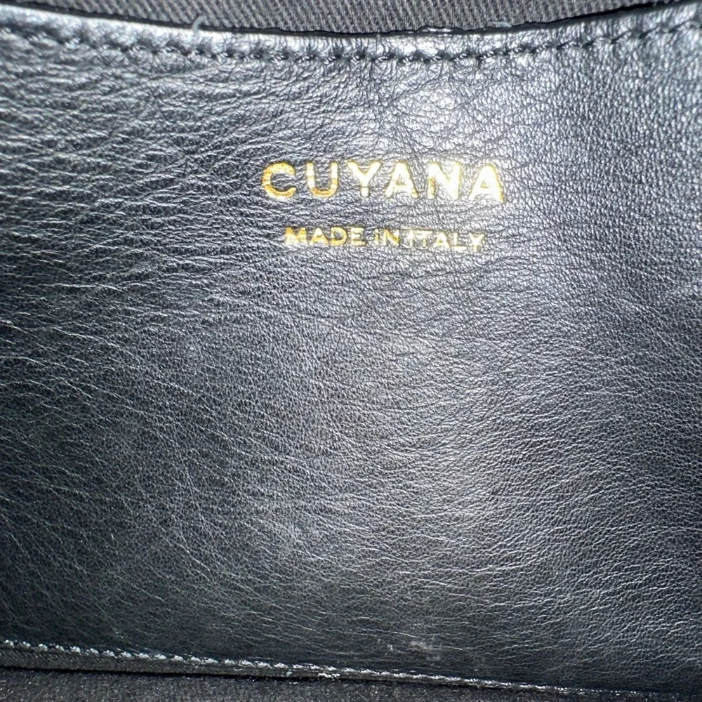 Cuyana Convertible Satchel-15 inch Backpack/Satchel bag in black